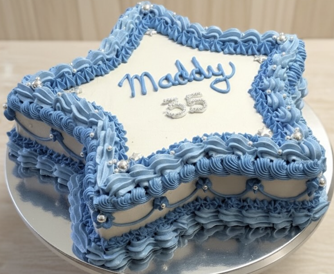 Torta personalizada de bautizo Orlando FL Dulce Amorito Bakery